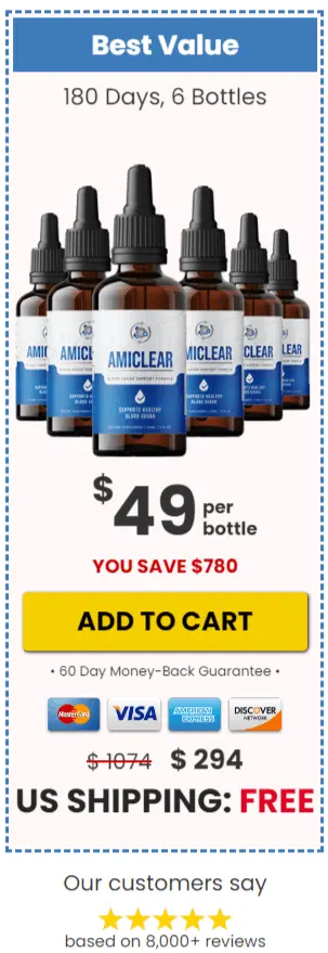 Amiclear - 6 Bottle Pack